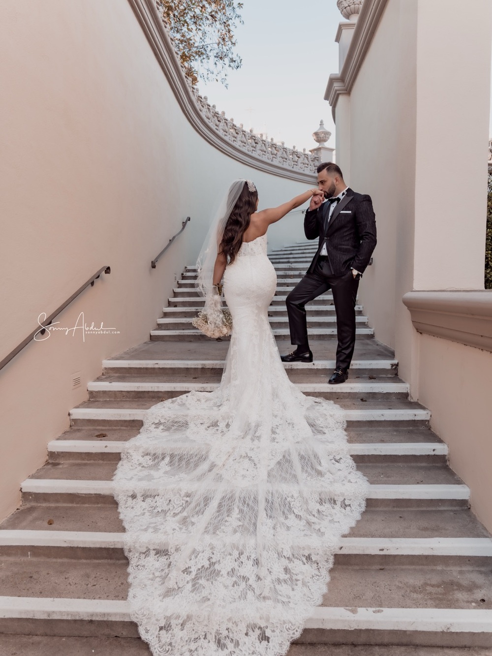 Elegant White Bridal Gown Wall Art Print